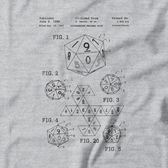 Moletom Studio Geek D20 Patent Unissex