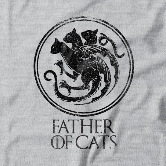 Moletom Studio Geek Father Of Cats Unissex