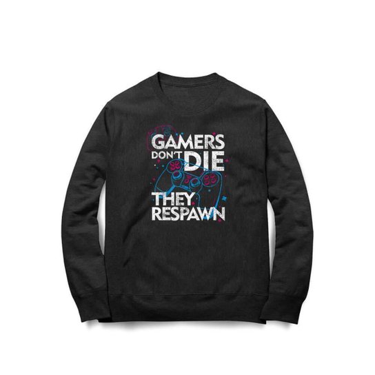 Moletom Studio Geek Gamers Don't Die Unissex