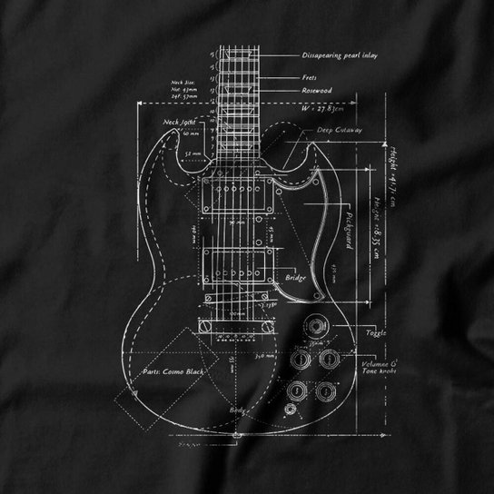 Moletom Studio Geek Guitar Project Unissex