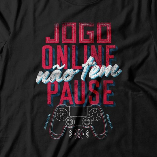 Moletom Studio Geek Jogo Online Não Tem Pausa Unissex