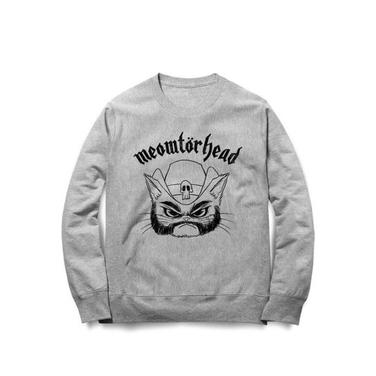 Moletom Studio Geek Meowtorhead Unissex