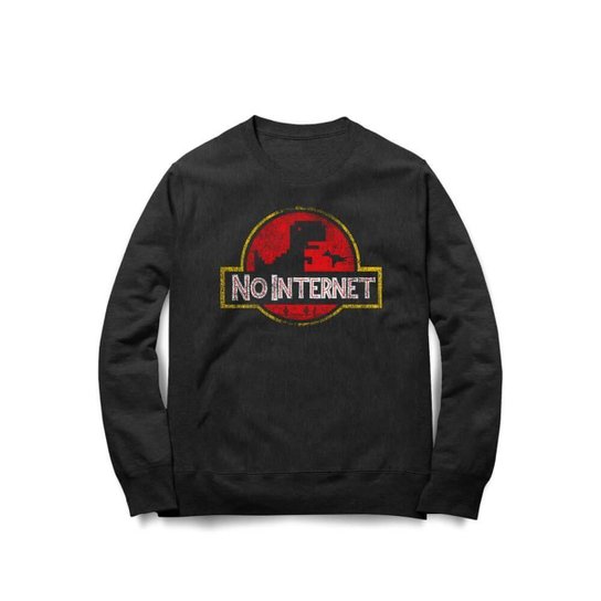 Moletom Studio Geek No Internet Unissex