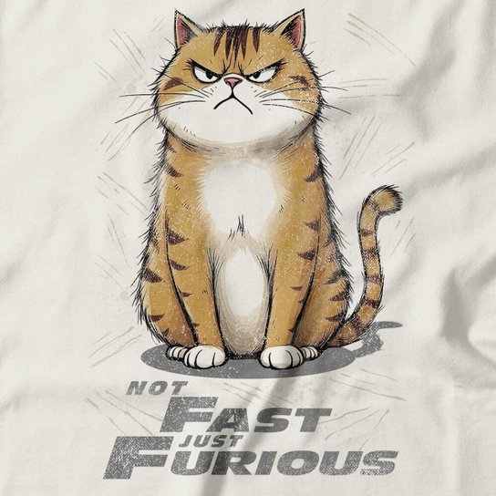 Moletom Studio Geek Not Fast Just Furious Unissex