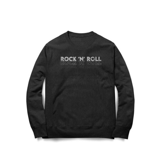 Moletom Studio Geek Rock 'N' Roll Music Unissex