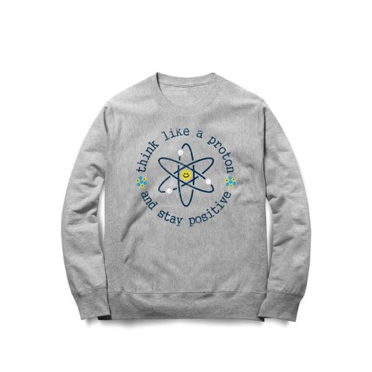 Moletom Studio Geek Think Like A Proton Unissex