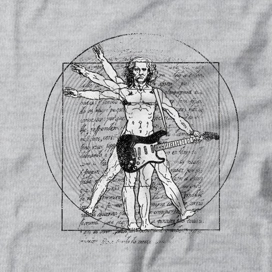 Moletom Studio Geek Vitruvian Rock Unissex