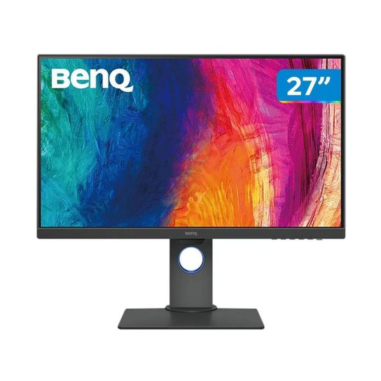 Monitor 60Hz Quad HD Widescreen 5ms Benq PD2705Q 27" IPS LED HDMI DisplayPort