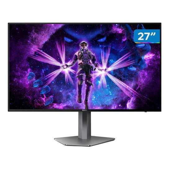 Monitor Gamer AOC Agon Pro AG276QZD/FG 27" QHD 240Hz 0,03ms 2 HDMI DisplayPort G-sync