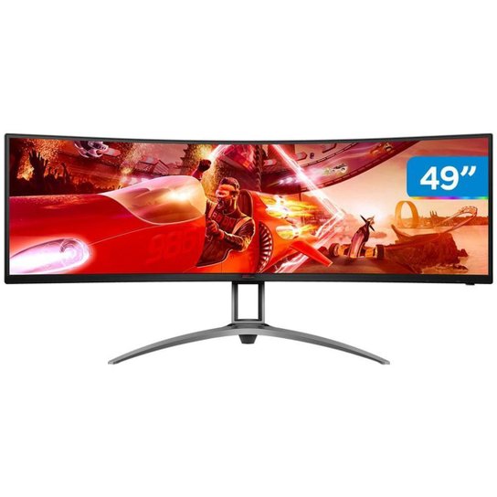 Monitor Gamer Curvo AOC Agon AG493QCX/FG 49" DFHD 144Hz 1ms 2 HDMI DisplayPort FreeSync