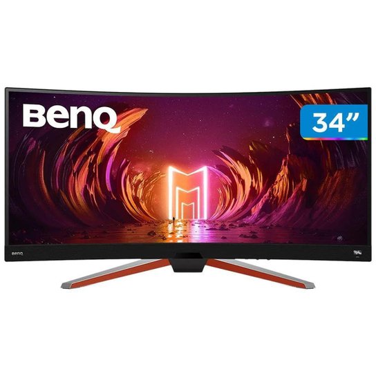 Monitor Gamer Ultrawide Curvo Benq Mobiuz EX3410R 34" Quad HD 144Hz 2ms HDMI Freesync 9H.LKKLA.TBA