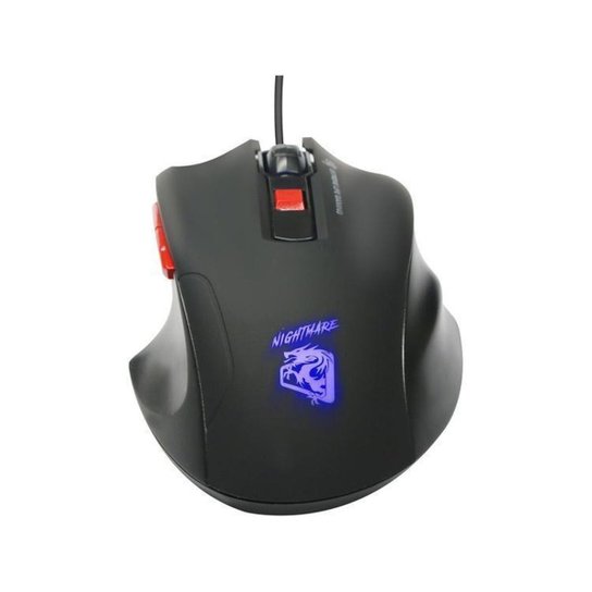 Mouse Gamer ELG Óptico 4000DPI 6 Botões - Nightmare