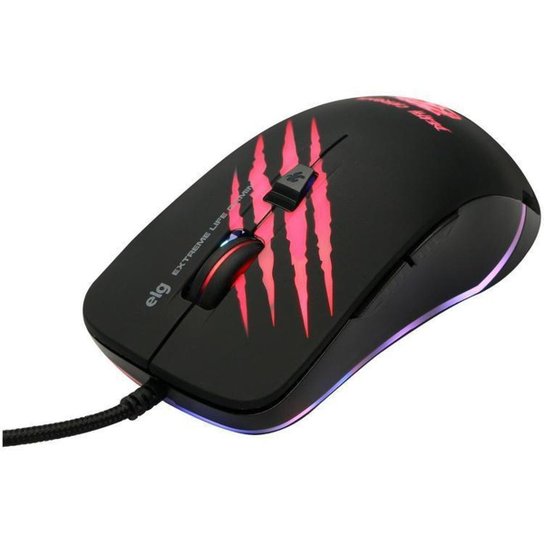 Mouse Gamer ELG Óptico 4800DPI 6 Botões - Death Chroma