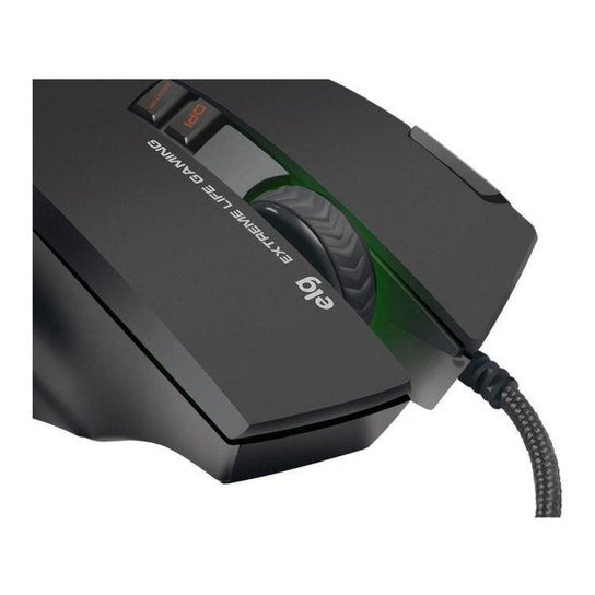 Mouse Gamer ELG Óptico 5200DPI 8 Botões - Strike Soldier