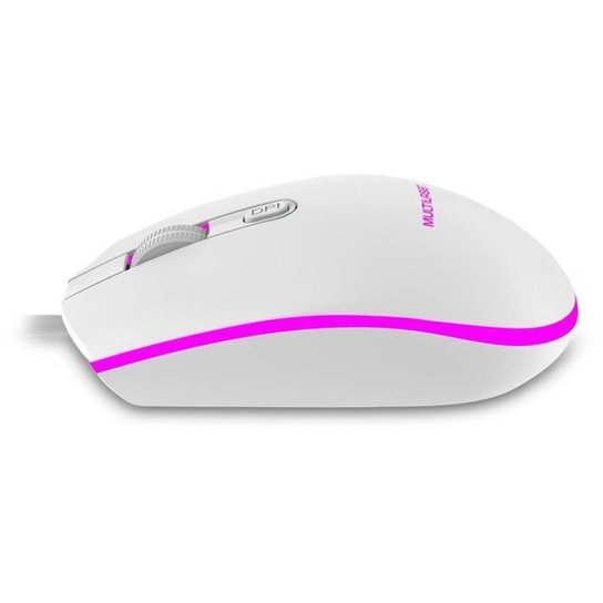 Mouse Gamer Multilaser Laser 2400DPI 4 Botões