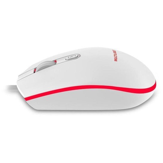 Mouse Gamer Multilaser Laser 2400DPI 4 Botões