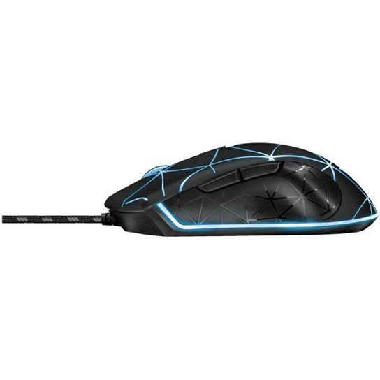 Mouse Gamer Trust Óptico 4000DPI 6 Botões