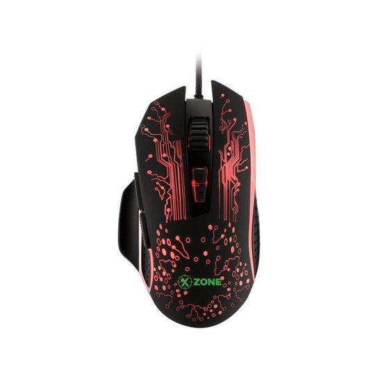 Mouse Gamer XZONE Óptico 3200DPI - 8 Botões GMF-03