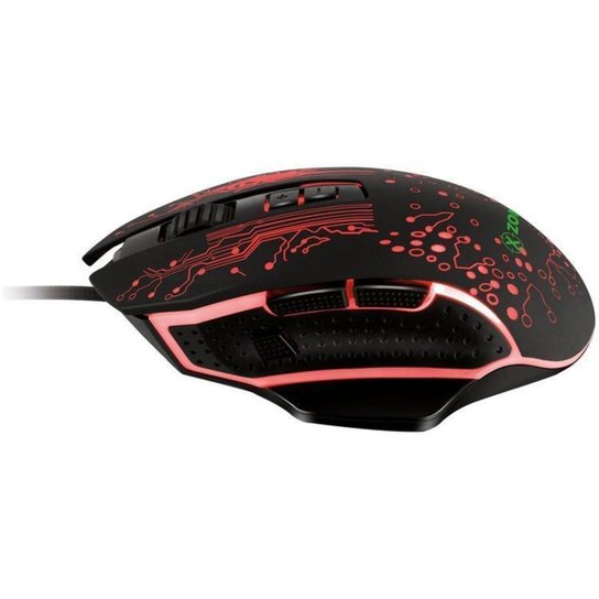 Mouse Gamer XZONE Óptico 3200DPI - 8 Botões GMF-03