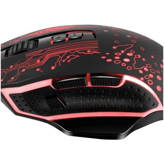 Mouse Gamer XZONE Óptico 3200DPI - 8 Botões GMF-03