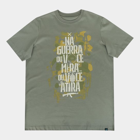 Na Guerra… - Jovem Nerd - Camiseta NerdStore