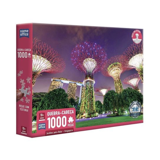 Quebra-cabeça 1000 Peças Game Office Jardins pela
