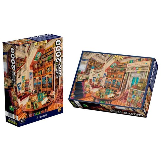 Quebra-cabeça 2000 Peças A Livraria Especial