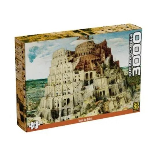 Quebra-cabeça 3000 Peças Torre de Babel Grow