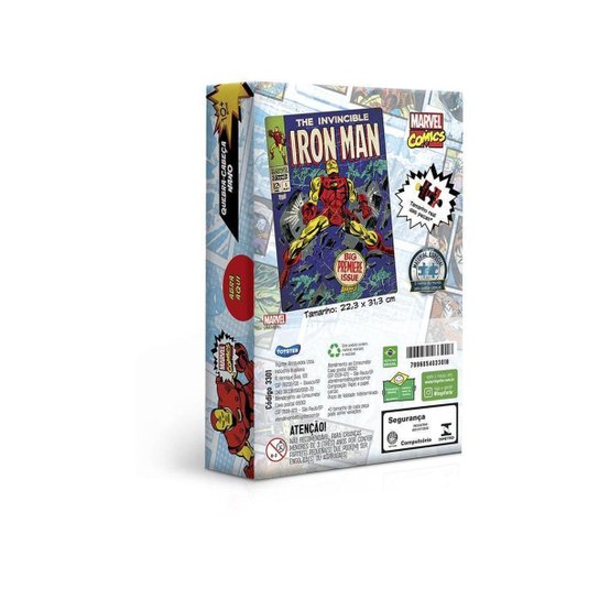 Quebra-cabeça 500 Peças Game Office Homem de Ferro