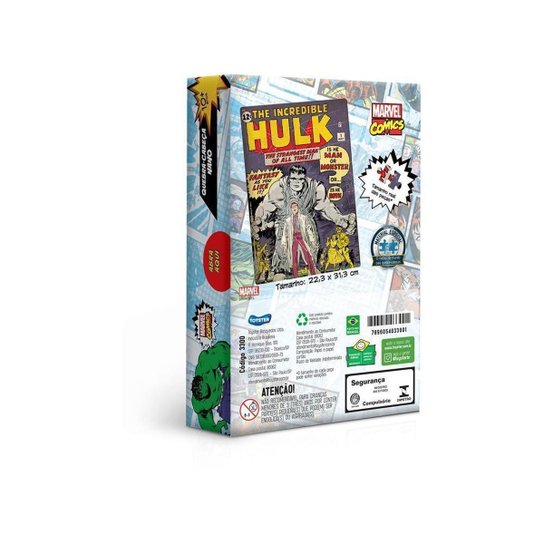 Quebra-cabeça 500 Peças Game Office Hulk