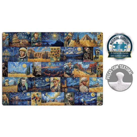 Quebra-cabeça 500 Peças Game Office