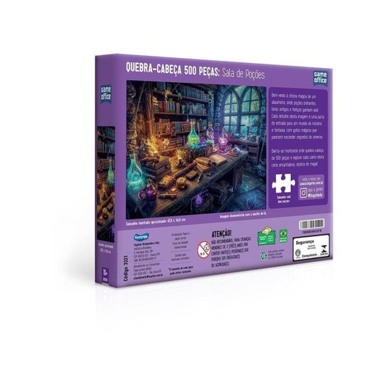 Quebra-cabeça 500 Peças Game Office