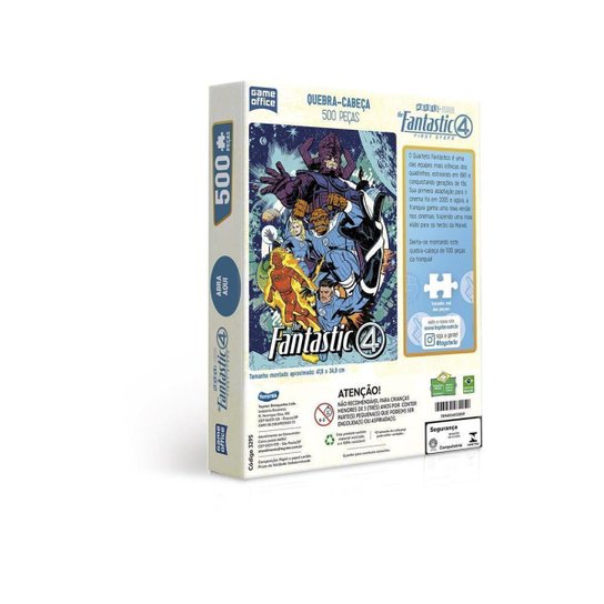 Quebra-cabeça 500 Peças Game Office