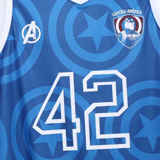 Regata Infantil Marvel Capitão América