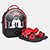 Sandália Bebê Grendene Disney + Mochila Menino - Preto+Vermelho
