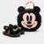 Sandália Bebê Grendene Disney Puff Bag Menino - Preto+Vermelho