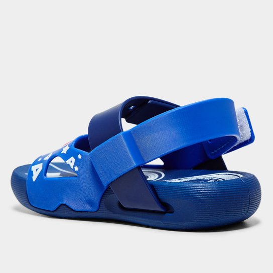 Sandália Bebê Grendene Marvel United Menino