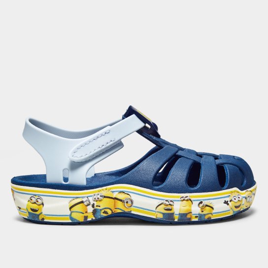 Sandália Bebê Grendene Minions Loomp Menino