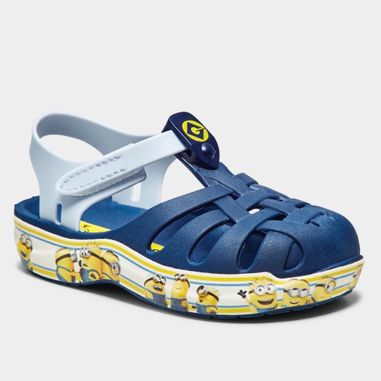 Sandália Bebê Grendene Minions Loomp Menino