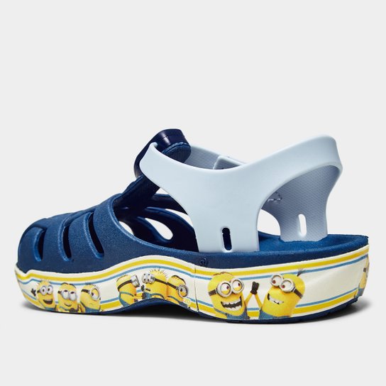 Sandália Bebê Grendene Minions Loomp Menino