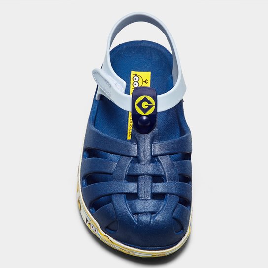 Sandália Bebê Grendene Minions Loomp Menino