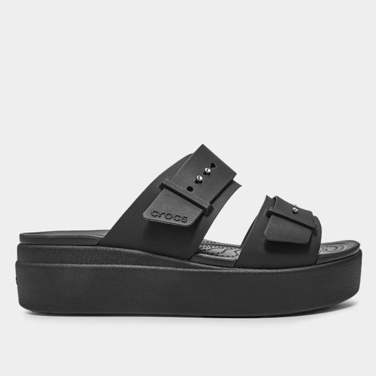 Sandália Crocs Brooklyn Buckle LowWdg Feminina