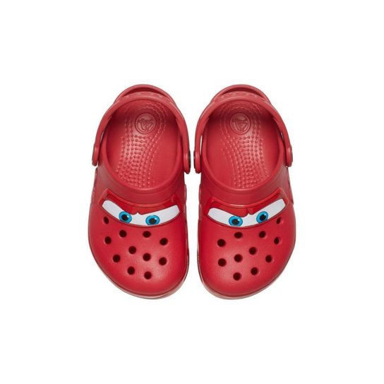 Sandália crocs crocband cars lightning red