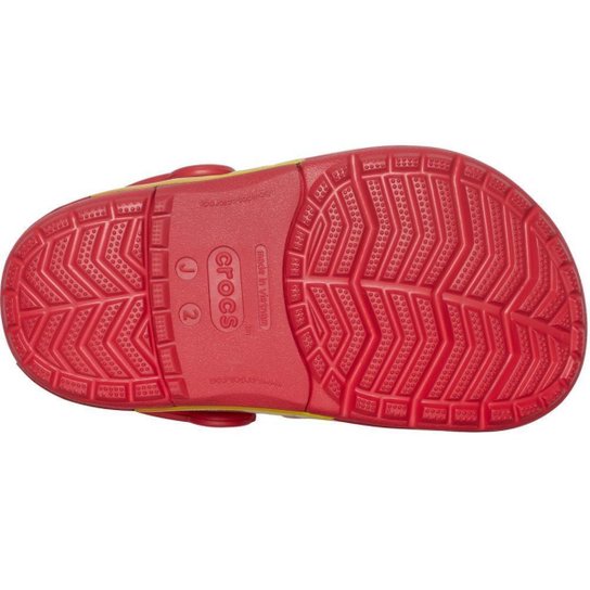 Sandália crocs crocband cars lightning red