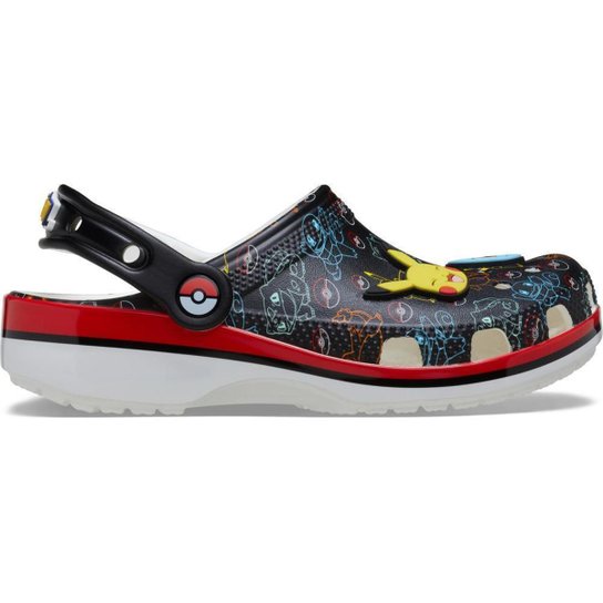 Sandália Crocs Infantil Classic Pokémon Print Clog T Multi