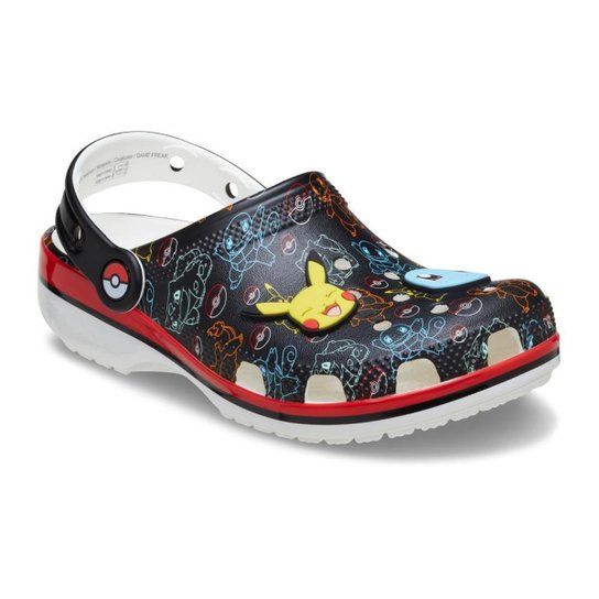 Sandália Crocs Infantil Classic Pokémon Print Clog T Multi