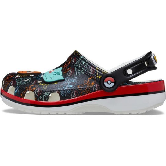 Sandália Crocs Infantil Classic Pokémon Print Clog T Multi