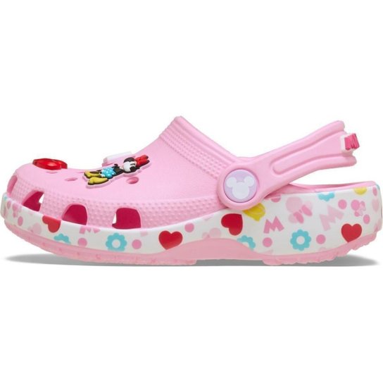 Sandália crocs mickey and friends minnie classic clog t multi