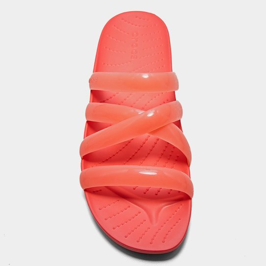 Sandália Crocs Splash Shine Strappy Feminina