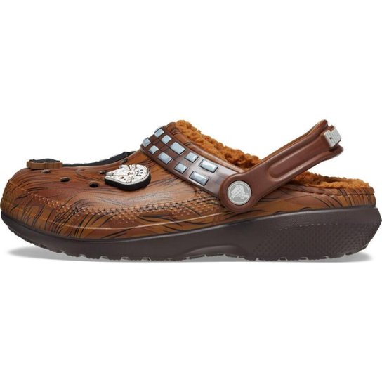 Sandália crocs star wars classic lined clog juvenil espresso
